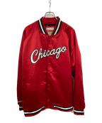 MITCHELL & NESS×NBAミッチェルアンドネス×エヌビーエー）の古着「スタジャン」｜レッド