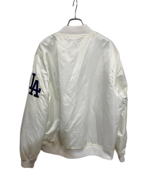 PRO STANDARD（プロスタンダード）PRO STANDARD (プロスタンダード) MLB (エムエルビー) スタジャン ホワイト サイズ:2XLの古着・服飾アイテム