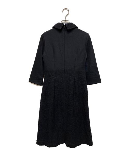 Sybilla（シビラ）Sybilla (シビラ) ウール ドッキングワンピース ブラック サイズ:SIZE Mの古着・服飾アイテム