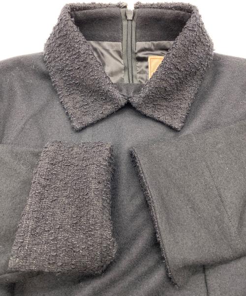 Sybilla（シビラ）Sybilla (シビラ) ウール ドッキングワンピース ブラック サイズ:SIZE Mの古着・服飾アイテム