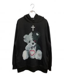 TRAVAS TOKYO（トラバス トーキョー/トラヴァス トウキョウ）の古着「ベアードアード コラボフーディ」｜ブラック