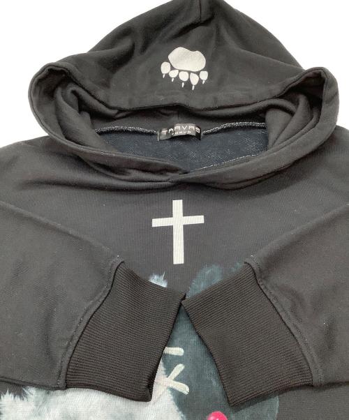 TRAVAS TOKYO（トラバス トーキョー/トラヴァス トウキョウ）TRAVAS TOKYO (トラバス トーキョー/トラヴァス トウキョウ) ベアードアード コラボフーディ ブラック サイズ:SIZE Freeの古着・服飾アイテム