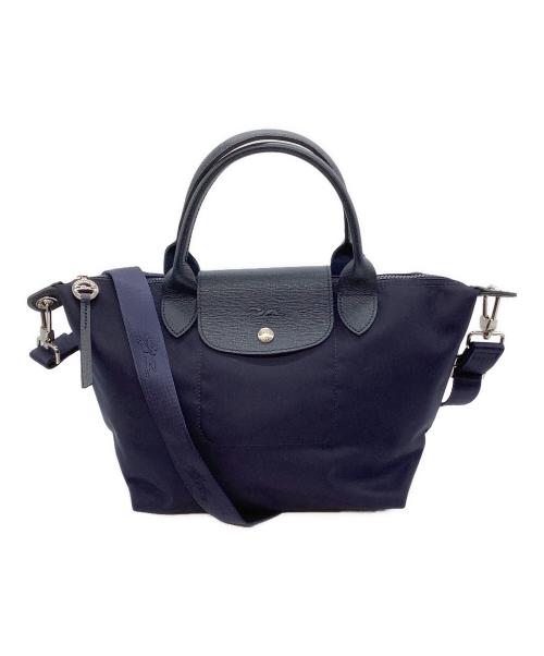 LONGCHAMP（ロンシャン）LONGCHAMP (ロンシャン) ショルダーバッグ ネイビーの古着・服飾アイテム