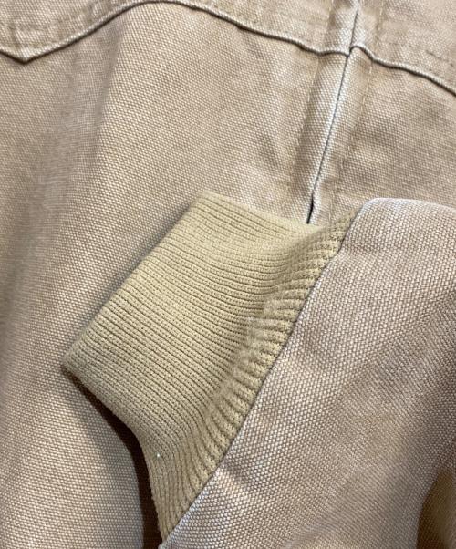 CarHartt（カーハート）CarHartt (カーハート) サンタフェジャケット　BATTLES Landscaping LLC ベージュ サイズ:2XLの古着・服飾アイテム