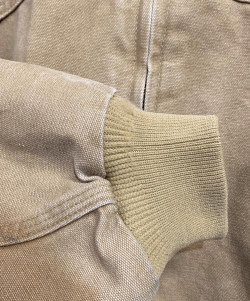 CarHartt（カーハート）CarHartt (カーハート) サンタフェジャケット　BATTLES Landscaping LLC ベージュ サイズ:2XLの古着・服飾アイテム