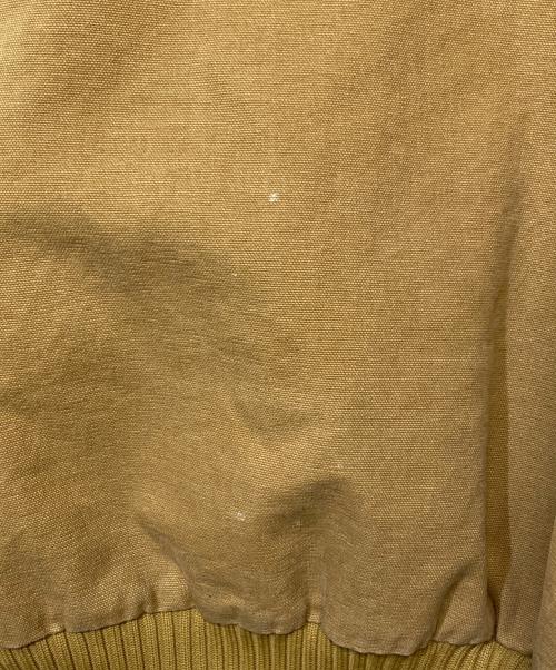 CarHartt（カーハート）CarHartt (カーハート) サンタフェジャケット　BATTLES Landscaping LLC ベージュ サイズ:2XLの古着・服飾アイテム
