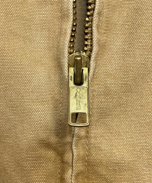 CarHartt（カーハート）CarHartt (カーハート) サンタフェジャケット　BATTLES Landscaping LLC ベージュ サイズ:2XLの古着・服飾アイテム