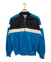 adidas（アディダス）の古着「80's ジャージトップ」｜ブラック×ブルー