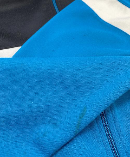 adidas（アディダス）adidas (アディダス) 80's ジャージトップ ブラック×ブルー サイズ:不明の古着・服飾アイテム