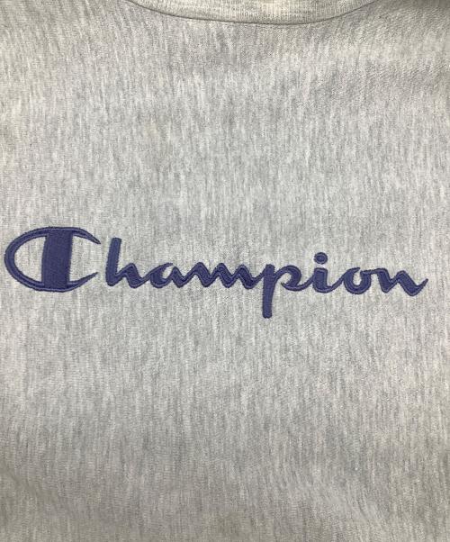 Champion REVERSE WEAVE（チャンピオン リバース ウィーブ）Champion REVERSE WEAVE (チャンピオン リバース ウィーブ) 90’sクルーネックスウェットシャツ グレー サイズ:SIZE Lの古着・服飾アイテム