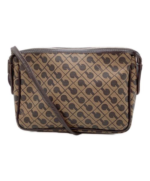 GHERARDINI（ゲラルディーニ）GHERARDINI (ゲラルディーニ) ポシェット ブラウンの古着・服飾アイテム