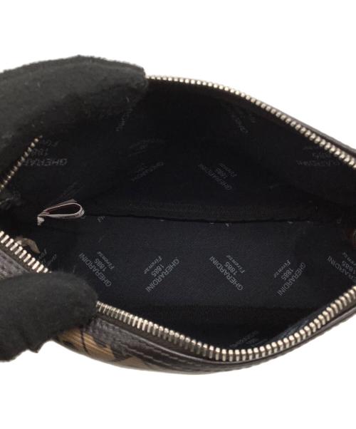 GHERARDINI（ゲラルディーニ）GHERARDINI (ゲラルディーニ) ポシェット ブラウンの古着・服飾アイテム