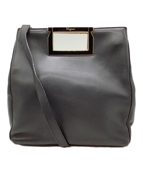 Salvatore Ferragamo（サルヴァトーレ フェラガモ）Salvatore Ferragamo (サルヴァトーレ フェラガモ) ショルダーバッグ ブラックの古着・服飾アイテム
