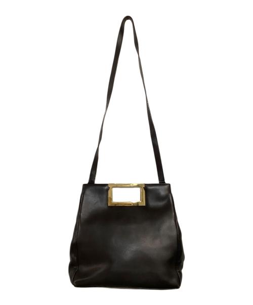 Salvatore Ferragamo（サルヴァトーレ フェラガモ）Salvatore Ferragamo (サルヴァトーレ フェラガモ) ショルダーバッグ ブラックの古着・服飾アイテム