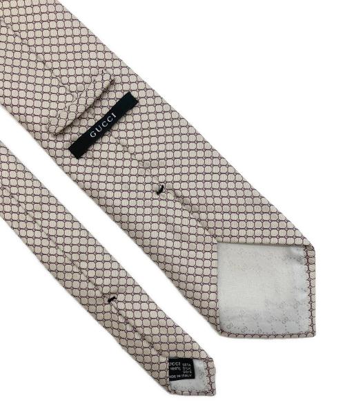 GUCCI（グッチ）GUCCI (グッチ) シルクネクタイ ブラウン サイズ:無しの古着・服飾アイテム