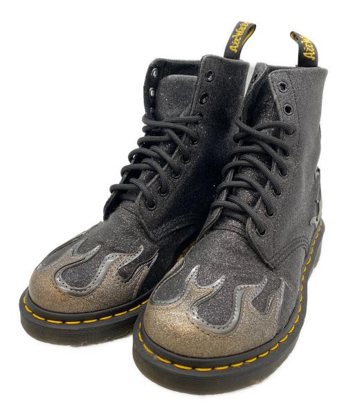 Dr.Martens（ドクターマーチン）Dr.Martens (ドクターマーチン) 1460 PASCAL FLAME ブラック サイズ:SIZE UK5の古着・服飾アイテム