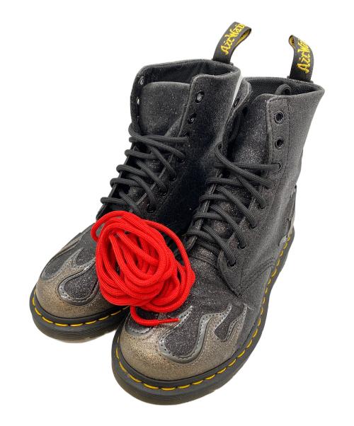 Dr.Martens（ドクターマーチン）Dr.Martens (ドクターマーチン) 1460 PASCAL FLAME ブラック サイズ:SIZE UK5の古着・服飾アイテム