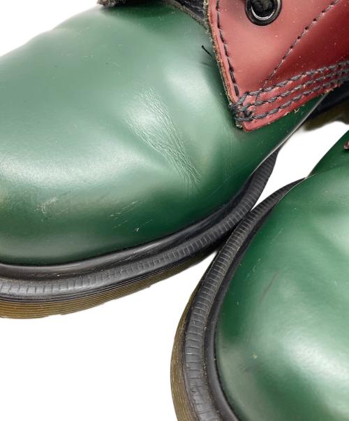 Dr.Martens（ドクターマーチン）Dr.Martens (ドクターマーチン) 1460 8ホール ブーツ バーガンディ×グリーン サイズ:SIZE UK5の古着・服飾アイテム