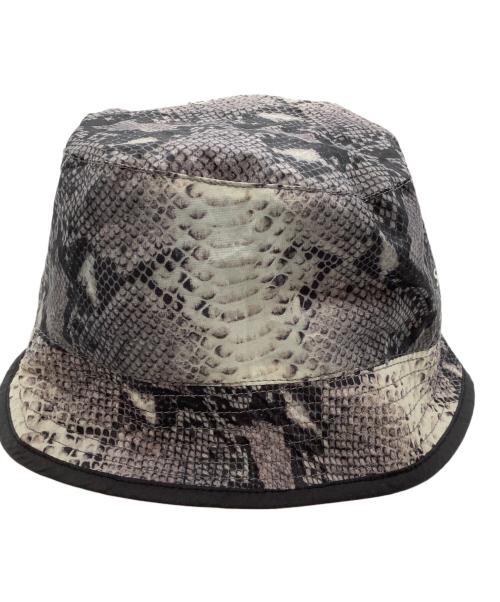 THE NORTH FACE（ザ ノース フェイス）THE NORTH FACE (ザ ノース フェイス) SUPREME (シュプリーム) Snakeskin Reversible Crushe グレー サイズ:L/G-XL/TGの古着・服飾アイテム