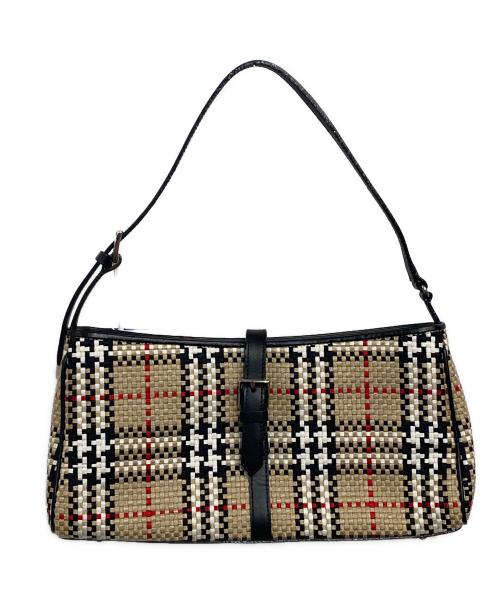 BURBERRY BLUE LABEL（バーバリーロンドンブルーレーベル）BURBERRY BLUE LABEL (バーバリーロンドンブルーレーベル) ワンショルダーバッグ ブラウンの古着・服飾アイテム