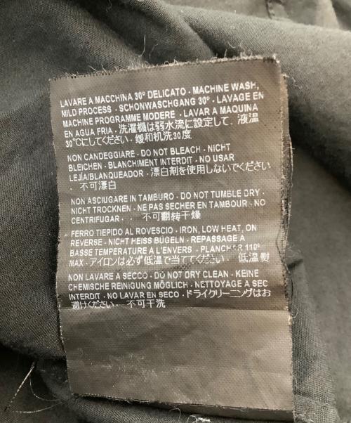 BALENCIAGA（バレンシアガ）BALENCIAGA (バレンシアガ) ロゴ総柄オーバーサイズボタンダウン ブラック サイズ:SIZE 38の古着・服飾アイテム