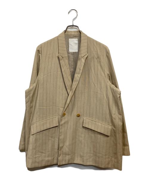 whowhat（フーワット）whowhat (フーワット) ダブルブレストスーツ ベージュ サイズ:SIZE Sの古着・服飾アイテム