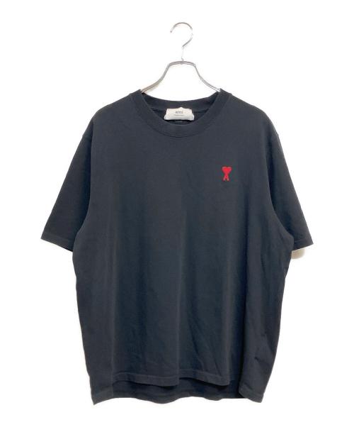 ami（アミ）ami (アミ) 半袖Tシャツ ブラック サイズ:SIZE Lの古着・服飾アイテム