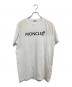 MONCLER（モンクレール）の古着「半袖Tシャツ」｜ホワイト