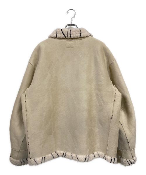 KASTANE（カスタネ）KASTANE (カスタネ) ウェーブボアフライトジャケット ベージュ サイズ:SIZE Freeの古着・服飾アイテム