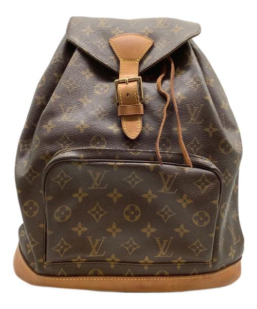 LOUIS VUITTON（ルイ ヴィトン）LOUIS VUITTON (ルイ ヴィトン) リュック　モンスリGM ブラウンの古着・服飾アイテム