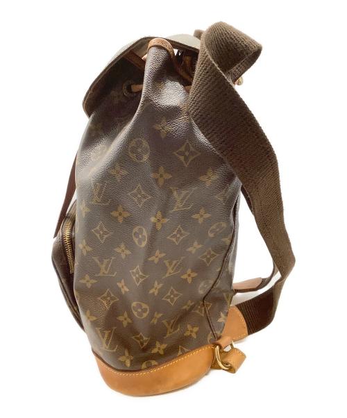 LOUIS VUITTON（ルイ ヴィトン）LOUIS VUITTON (ルイ ヴィトン) リュック　モンスリGM ブラウンの古着・服飾アイテム