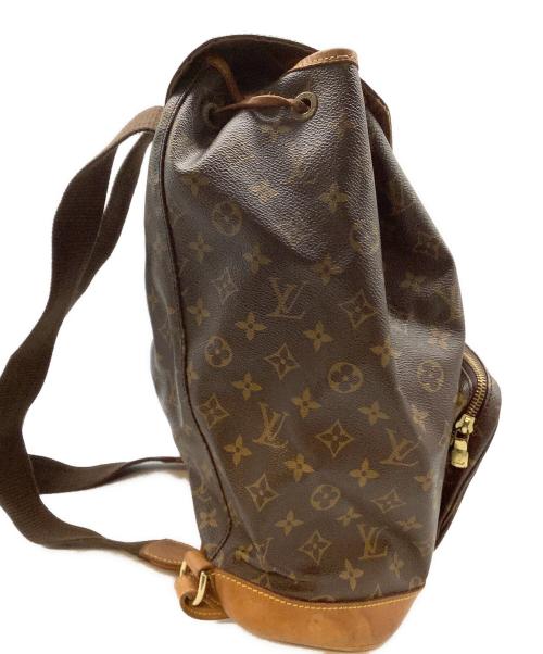 LOUIS VUITTON（ルイ ヴィトン）LOUIS VUITTON (ルイ ヴィトン) リュック　モンスリGM ブラウンの古着・服飾アイテム