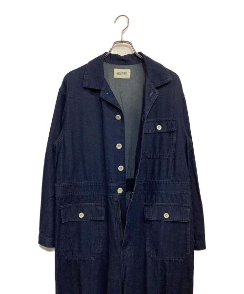 BEAMS BOY（ビームスボーイ）BEAMS BOY (ビームスボーイ) 24AW デニム ミリタリー オールインワン インディゴ サイズ:SIZE Freeの古着・服飾アイテム