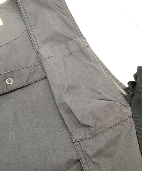 BEAMS BOY（ビームスボーイ）BEAMS BOY (ビームスボーイ) 24AW コットンウェザーハンティング ベスト チャコールグレー サイズ:SIZE Freeの古着・服飾アイテム