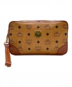 MCMエムシーエム）の古着「クラッチバッグ」｜キャメル