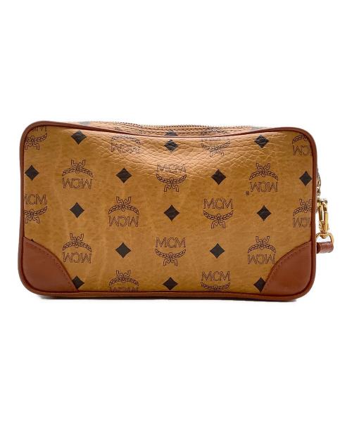 MCM（エムシーエム）MCM (エムシーエム) クラッチバッグ キャメルの古着・服飾アイテム