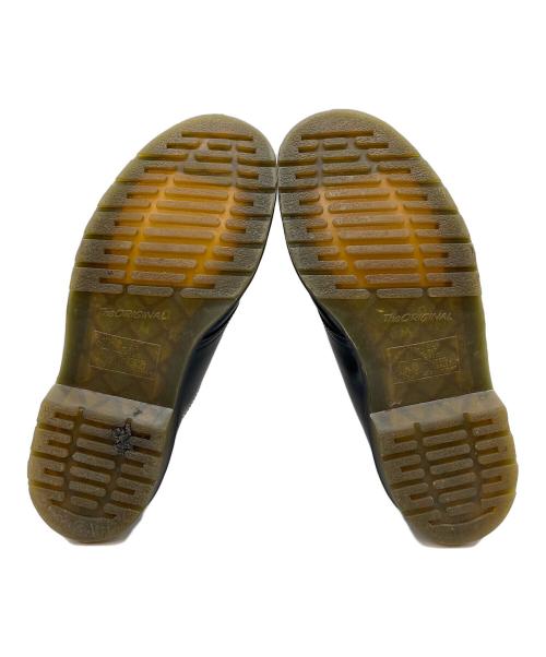 Dr.Martens（ドクターマーチン）Dr.Martens (ドクターマーチン) 3ホールシューズ ブラック×イエローステッチ サイズ:SIZE UK8の古着・服飾アイテム