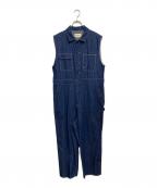 BEAMS BOYビームスボーイ）の古着「ワーク ノースリーブ オールインワン」｜インディゴ