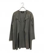 LANVIN COLLECTIONランバンコレクション）の古着「ボタンレス スプリングコート」｜グレー