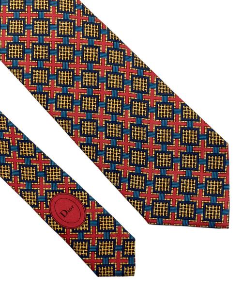 Christian Dior（クリスチャン ディオール）Christian Dior (クリスチャン ディオール) ネクタイ イエロー サイズ:無しの古着・服飾アイテム