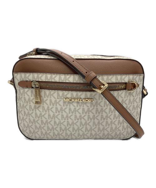 MICHAEL KORS（マイケルコース）MICHAEL KORS (マイケルコース) ショルダーバッグ ホワイトの古着・服飾アイテム