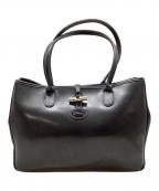 LONGCHAMPロンシャン）の古着「トートバッグ」｜ブラック