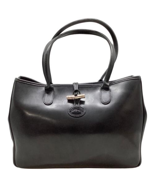 LONGCHAMP（ロンシャン）LONGCHAMP (ロンシャン) トートバッグ ブラックの古着・服飾アイテム