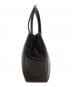 中古・古着 LONGCHAMP (ロンシャン) トートバッグ ブラック：5000円