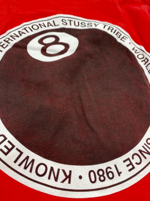 stussy（ステューシー）stussy (ステューシー) 半袖シャツ レッド サイズ:SIZE Lの古着・服飾アイテム