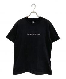 New Era×YOHJI YAMAMOTO（ニューエラ×ヨウジヤマモト）の古着「100周年記念コラボTシャツ」｜ブラック