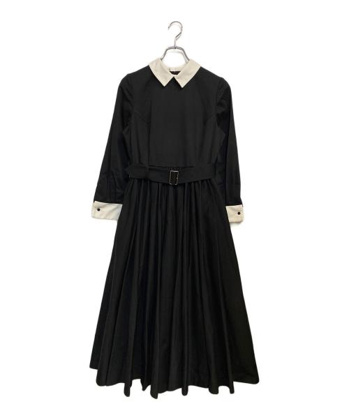 foufou THE DRESS（フーフー ザドレス）foufou THE DRESS (フーフー ザドレス) 長袖ワンピース ブラック サイズ:SIZE 1の古着・服飾アイテム