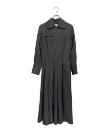 foufou（フーフー）の古着「長袖ワンピース」｜グレー