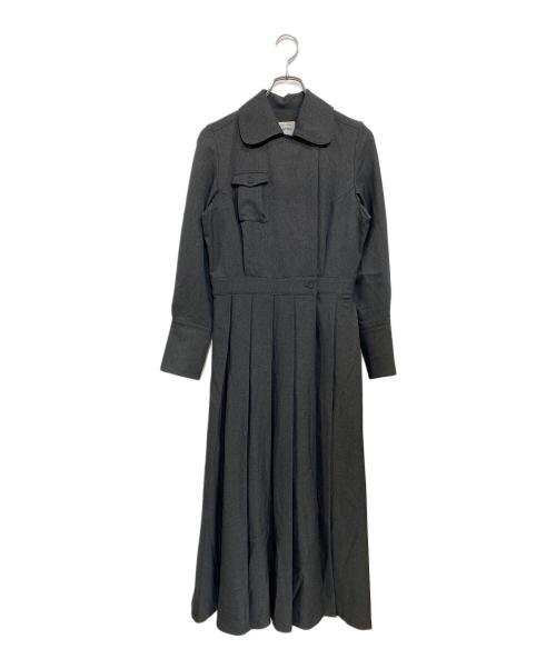 foufou（フーフー）foufou (フーフー) 長袖ワンピース グレー サイズ:SIZE 1の古着・服飾アイテム