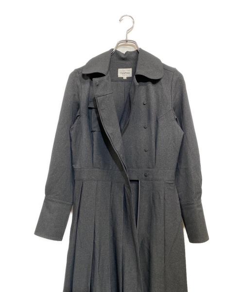 foufou（フーフー）foufou (フーフー) 長袖ワンピース グレー サイズ:SIZE 1の古着・服飾アイテム